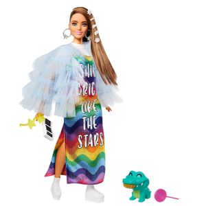Barbie Extra Vestido Arcoíris