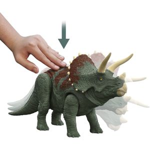 Figura Triceratops Ruge y Ataca - Jurassic World