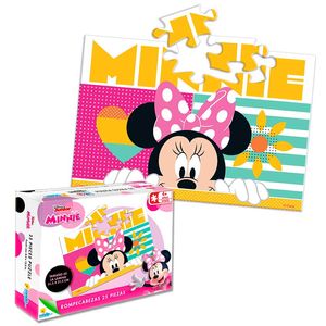 Rompecabezas X 25 Pzas Estandar Minnie Ronda