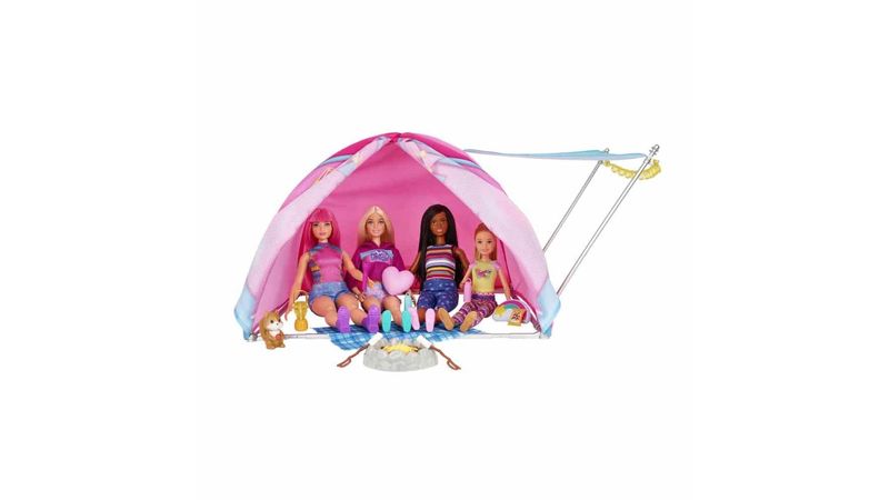 Set Casa de Campana con Munecas Barbie