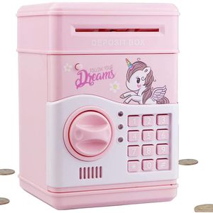 Alcancia Unicornio Luz y Sonido