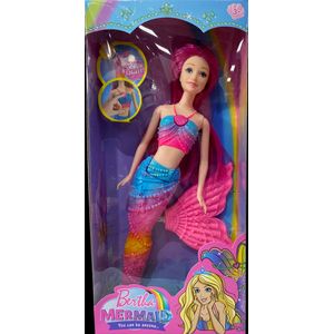 Juguete Muñeca sirena con luz