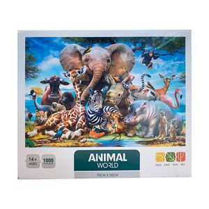 Juguete Rompecabezas mundo Animal 1000 pcs