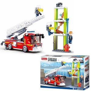 Micro bloques camion rescate 343 Pcs