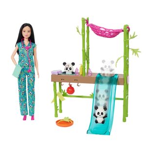 Barbie Set cuidado de Pandas