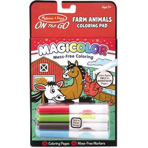 Melissa & Doug Bloc Colorear Tinta Inv. Animales Granja