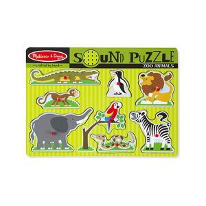 Melissa & Doug Rompecabezas Sonido Animales Zoo