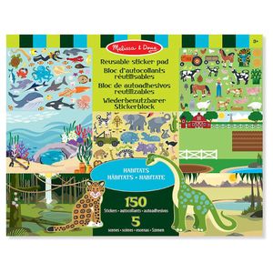 Melissa & Doug Bloc Pegatinas - Hábitats