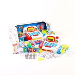 Juguete Set Caja Registradora Con Accesorios, Material Plástico, Con Batería