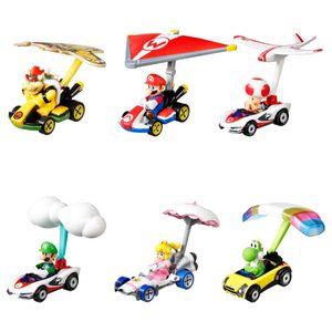 Hot Wheels Mario Kart Coche Con Parapente Surtido