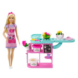 Barbie Florista Muñeca y Conjunto de Juego