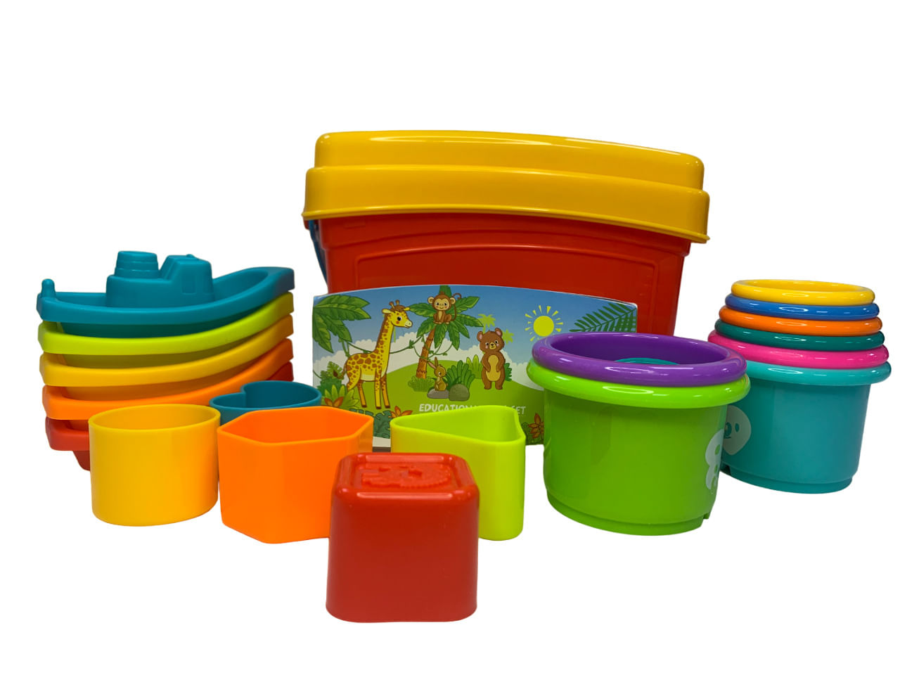Set di 4 sedie di plastica con braccioli giallo interno esterno Pesaro