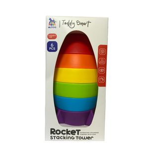 Cohete Encajable Arcoiris Para Bebe