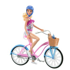 Barbie Bicicleta Con Muñeca