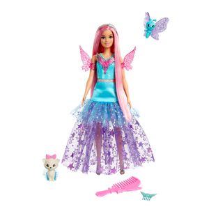 Barbie Con Dos Mascotas De Cuento De Hadas